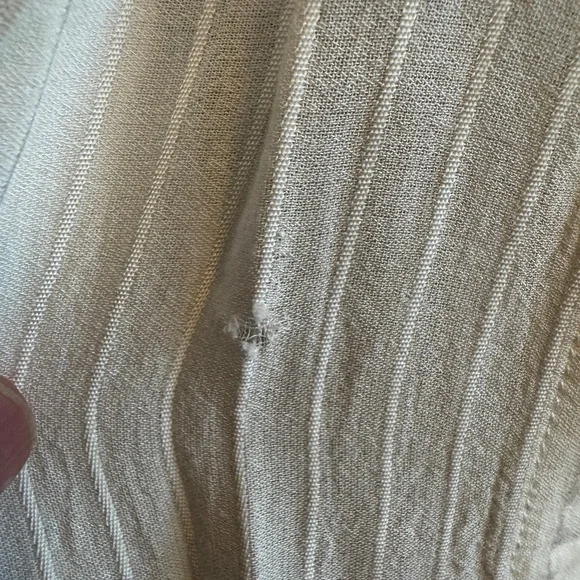 $789 Palmer//Harding Womens Ivory tenderness Detachable Button-Up Shirt top - Picture 9 of 12